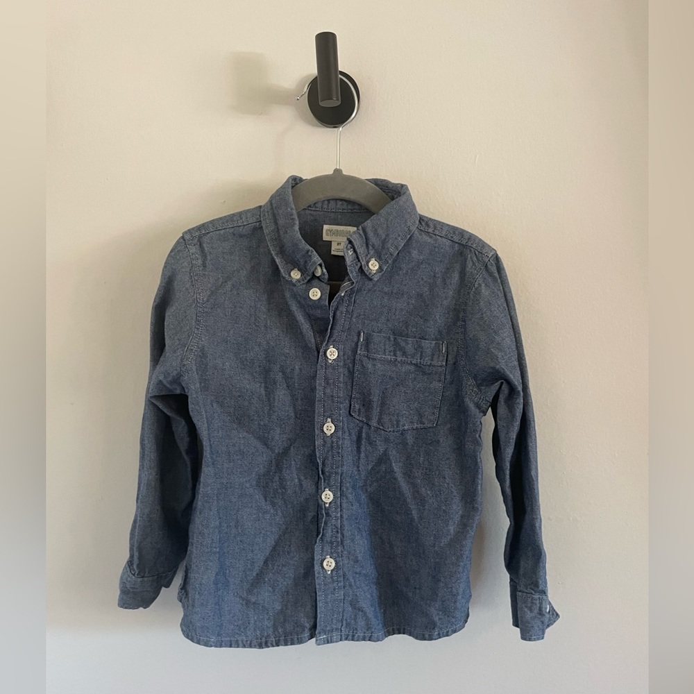 3T Chambray Long Sleeve Gymboree Shirt